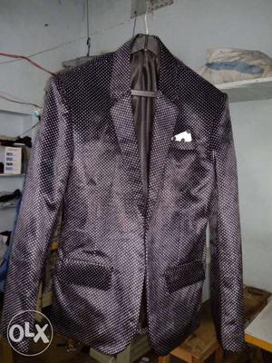 Black Silk Suit Jacket