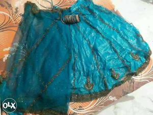 Blue Lehnga for sale..Used only once..