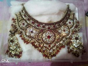 Bridal Necklace 20 days old totally new so beautiful look