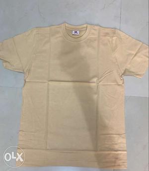 Brown Crew-neck T-shirt & 10more colours