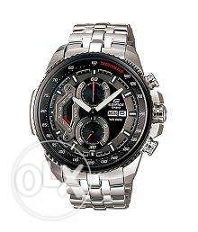 Casio Silver Round Edifice Chronograph Watch new condition