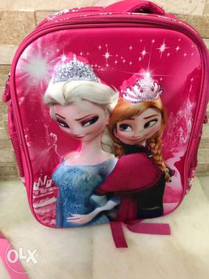 Frozen Character Themed Backpack brand new