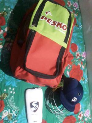 Green And Red Pesko Backpack