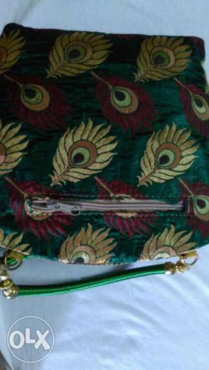 Green And Yellow Shoulder Bag