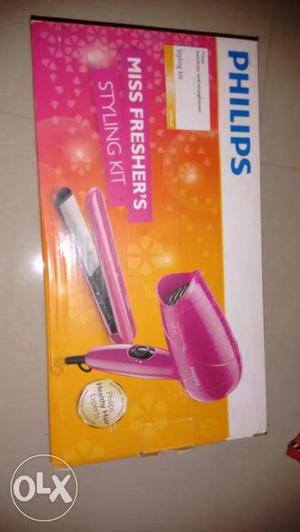 Hair dryer and straightener totally new condition