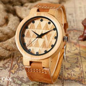 Hand crafted wooden watches