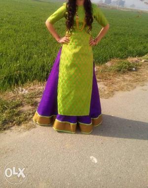 Indo western ethnic dress hardly worn