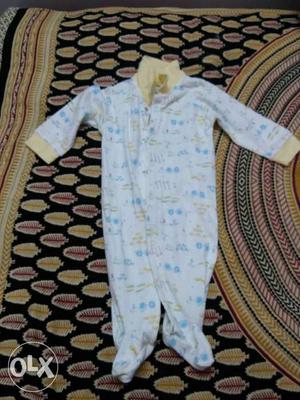 New 6-9 months Toddler's White, Blue, And Yellow Footed