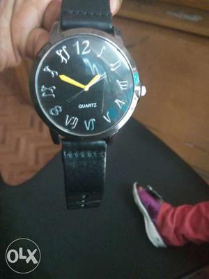 New leather watch for sale interested person's