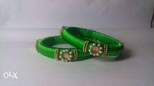 New silk thread bangles for sale. Free delivery at your