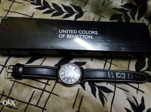 Original United Colours Of Benetton watch black
