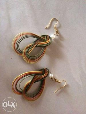 Pair Of brand new bamboo earrings