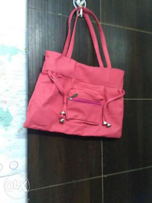 Pink Tote Bag