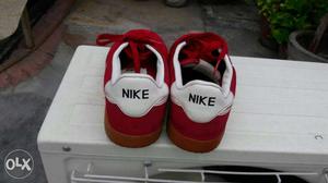 Red-and-white Nike Low-top Sneakers