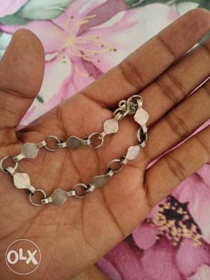Silver chain & silver ring