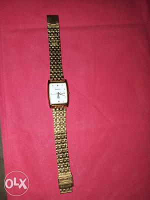 Sonata gold plated original watch