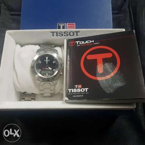 Tissot T touch steel watch in brand new condition