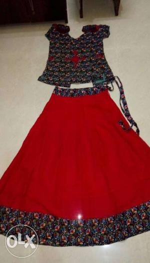 Traditional silk lahenga blouse