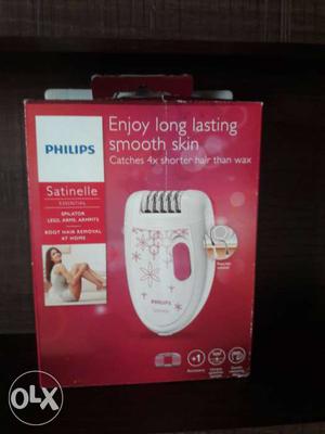 White Philips Satinelle Hair Remover