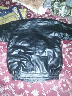 A New black lether Jacket For Sale
