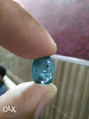 Blue & green panna rashi gems stone. New stone.