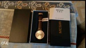 Brand new unused Megir Chronograph watch
