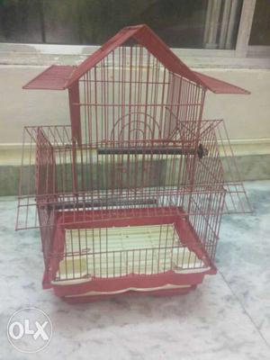 Cage for birds. 2 months old.