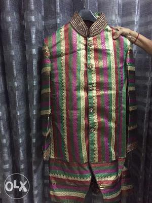 Groom sherwani used only once good condition xxl