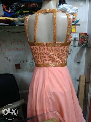 Imported frock with hand work brand new