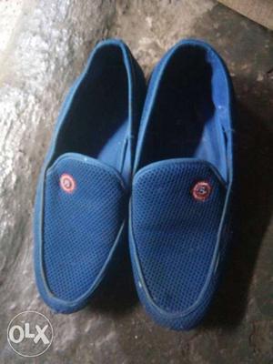 Men's Pair Of Blue Loafers