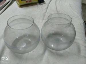 Pair of fish tank for 100 RS in excellent