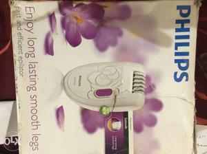 Philips epilator with all accessories used once or twice