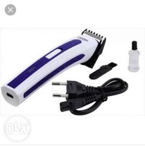 Rechargeable hair trimmer comfort use