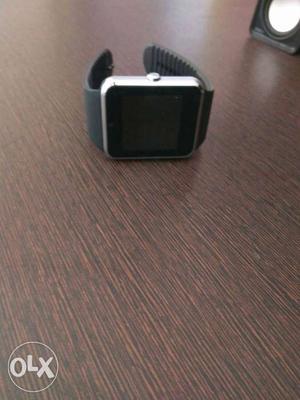 Rectangular smart watch with black band Rs 800