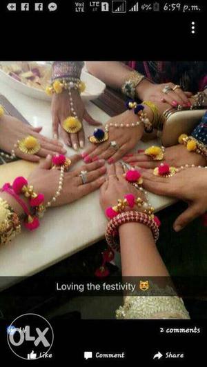 Women's Thread Hand Bracelets