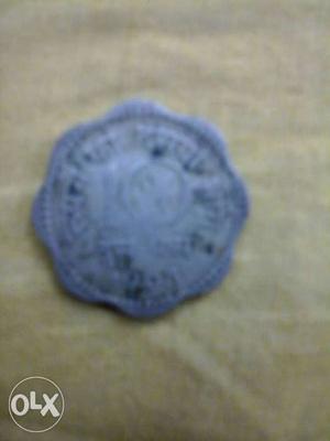 10 paise indian coin of year