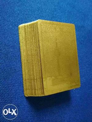 24 kt gold plated cards... Total 200 pcs available..Happy