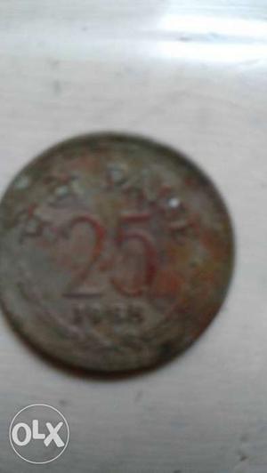 25 paise coin no bargaining