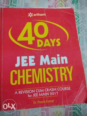 40 Days Jee Main Chemistry Book