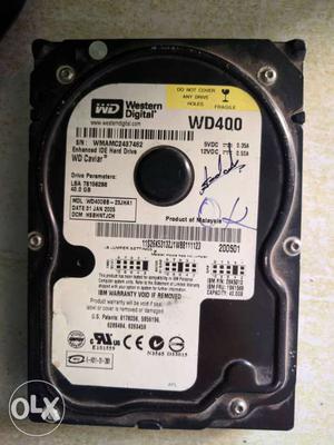 40 GB Western Digital WD400 Hard Disk Drive