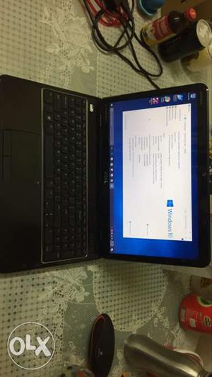 Black And Gray Dell Laptop Computer