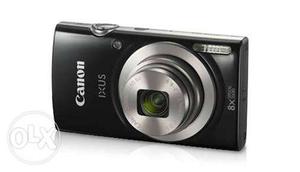 Black Canon Ixus Camera