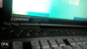 Black CompaQ Laptop Computer