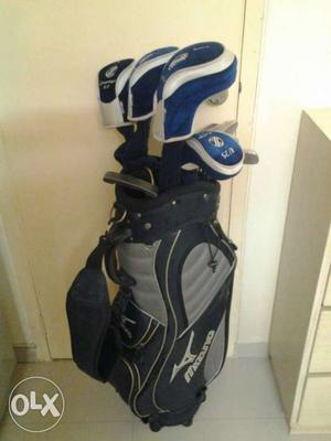 Blue And Black Mizuno Golf Bag