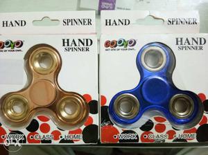 Blue& Gold Fast Hand Spinner
