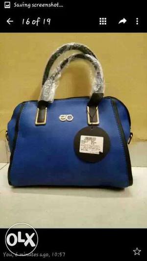 Blue colour bag not used