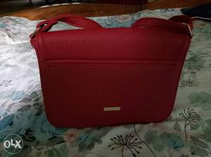 Brand new Red Leather Crossbody Bag (brand TosiQ) unused