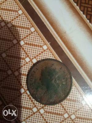 British Indian Copper Coin