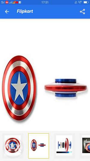 Captain America shield spinner