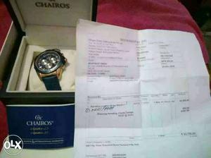 Chairos Swiss watch original with bill